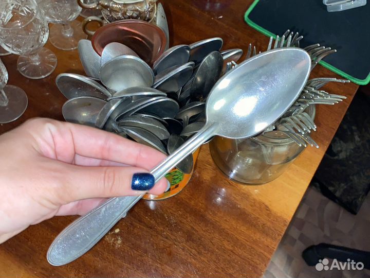 Ложки вилки алюминий