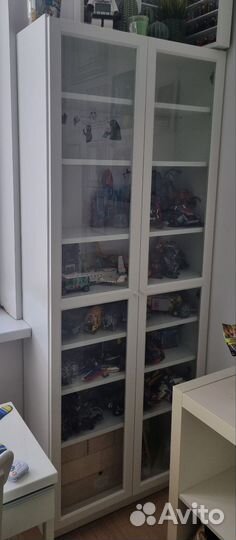 Шкаф витрина IKEA билли
