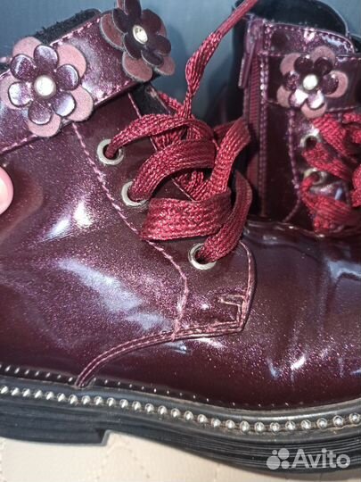 Ботинки демисезонные для девочки 29 размер