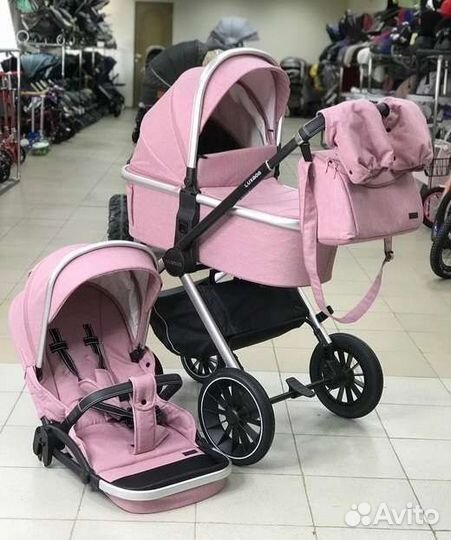 Коляска 2в1 модульная Новая (девочка )
