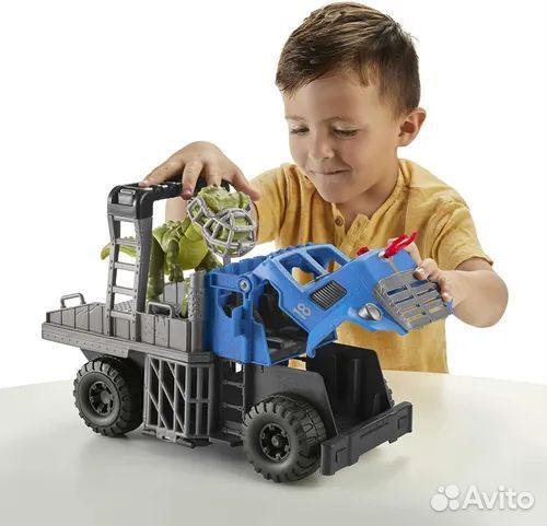 Imaginext грузовик с динозавром