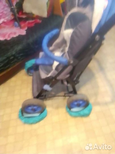 Детские санки коляска