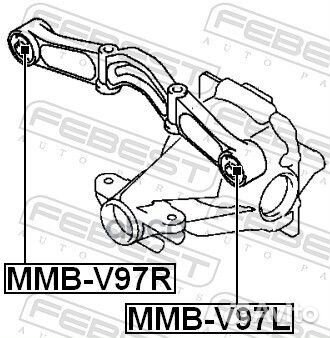 MMB-V97L сайлентблок опоры дифференциала Mitsu