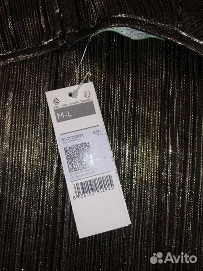 Блузка золотая Benneton новая