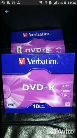 DVD+R4.7GB 120min Verbatim