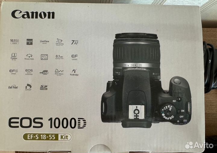 Зеркальный фотоаппарат Canon EOS1000D