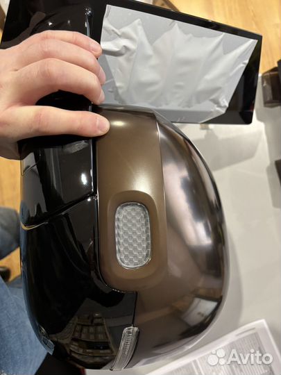 Зеркало в сборе левое Staria бронзо 87610CG210WCR