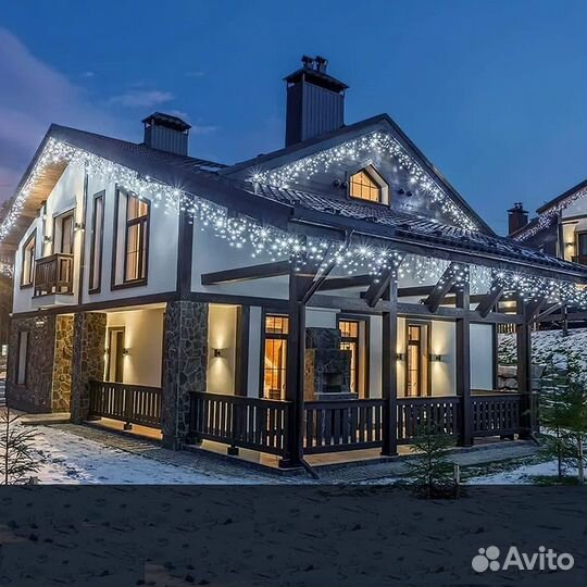 Гирлянда бахрома уличная В наличии