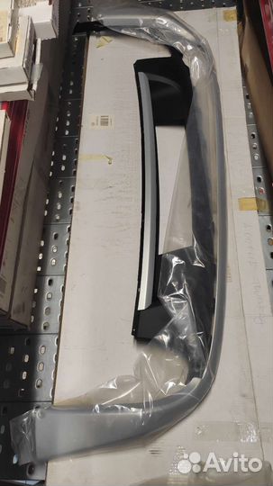 Накладка заднего бампера vw touareg 2011-2014