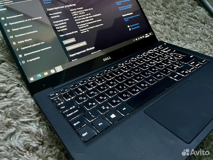 Dell XPS 13 (сенсорный 4К экран),8Gb DDR