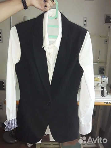 Жилетка для девочки,рубашка для школы