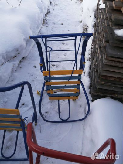 Детские зимние санки