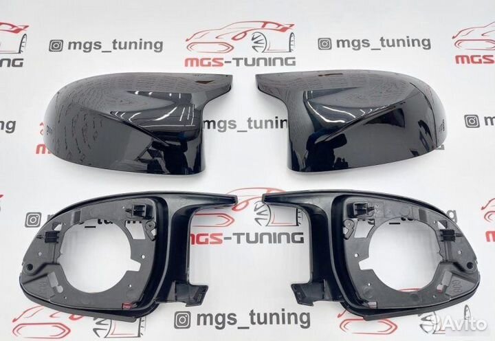 Корпуса зеркал X6M F96 на X6 G06 Черные