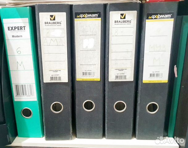 Папка-регистратор с металлическим скоросшивателем