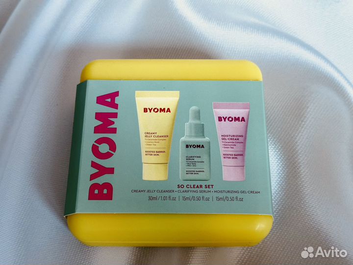 Byoma So Clear Set Набор (умывалка+сыворотка+крем)