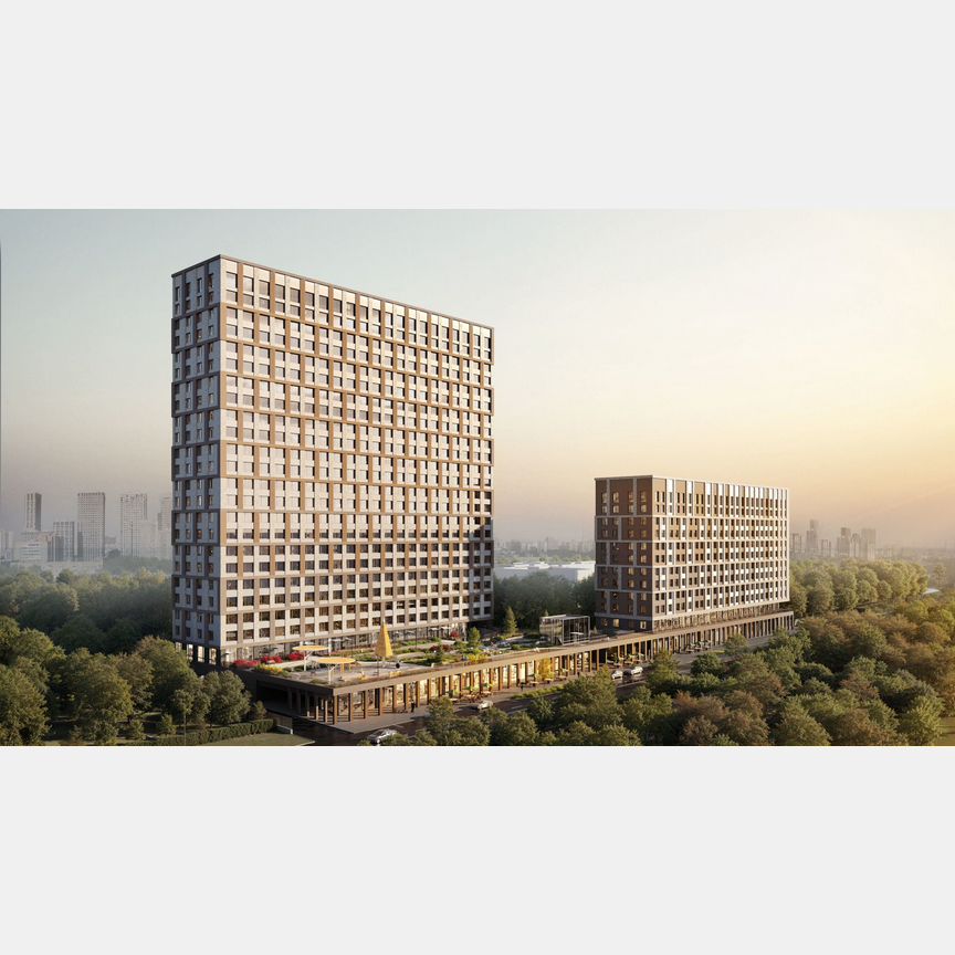 1-к. квартира, 43,6 м², 5/24 эт.