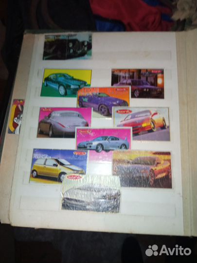 Вкладыши от жвачки turbo турбо