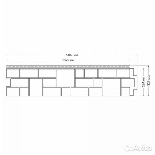 Фасадная панель Я-Фасад Екатерининский камень