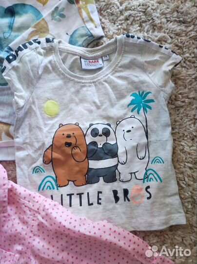 Детские вещи пакетом для девочки 74-80