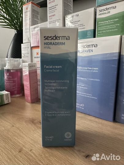 Sesderma hidraderm hyal Крем увлажняющий для лица