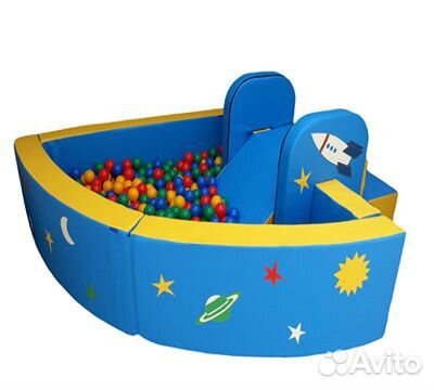 Детский сухой бассейн «Лодочка», размер 168x100 см