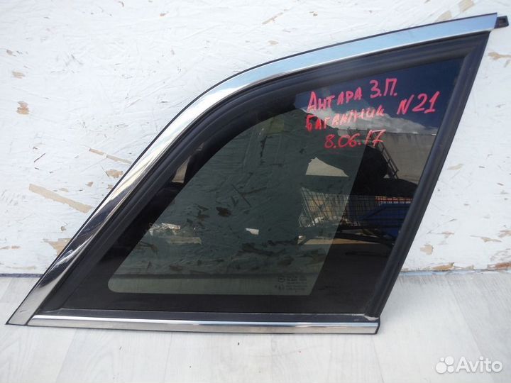 Стекло боковины задней правой opel Antara 2009