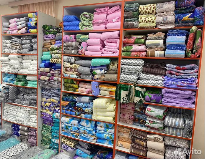 10 отрезов по 11 метров Бязь Ткань