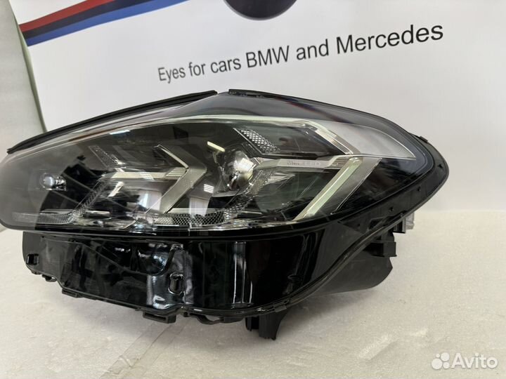 Левая фара G02 G01 BMW X3 x4 LED Chrome хром рест