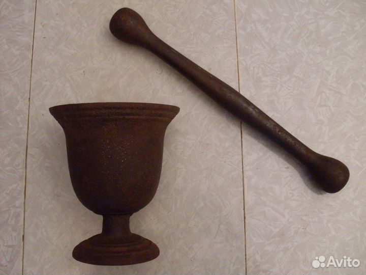 Ступа с пестиком старинные возраст более 100 лет