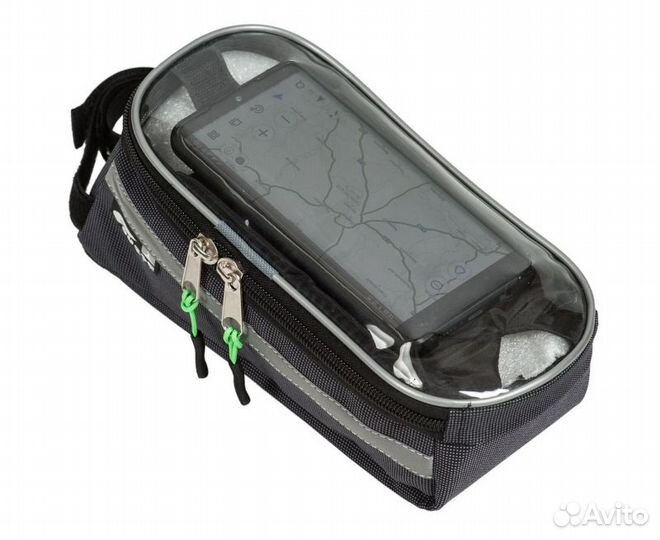 Велосумка на раму мастер вс-074 увеличенная серый