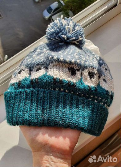 Шапка с овечками