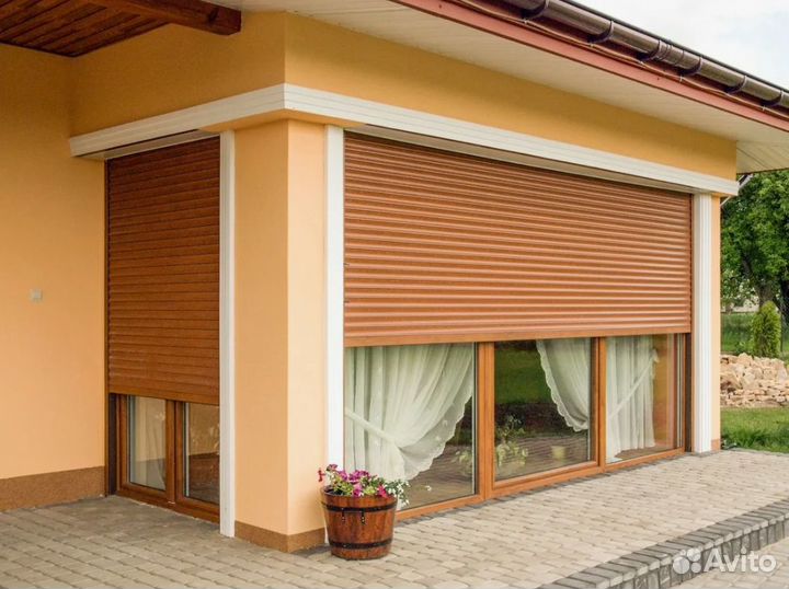 Рольставни, роллеты на двери