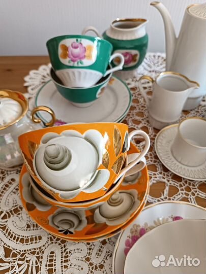 Молочник, сахарница Дулево лфз