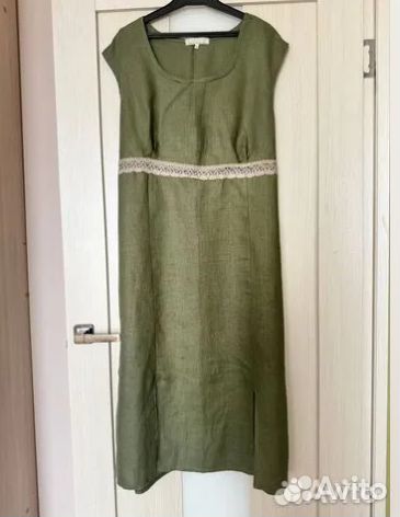 Платье женское, лен, производство Белоруссии, р. 5