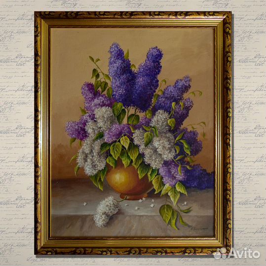 Картина акриловыми красками на холсте