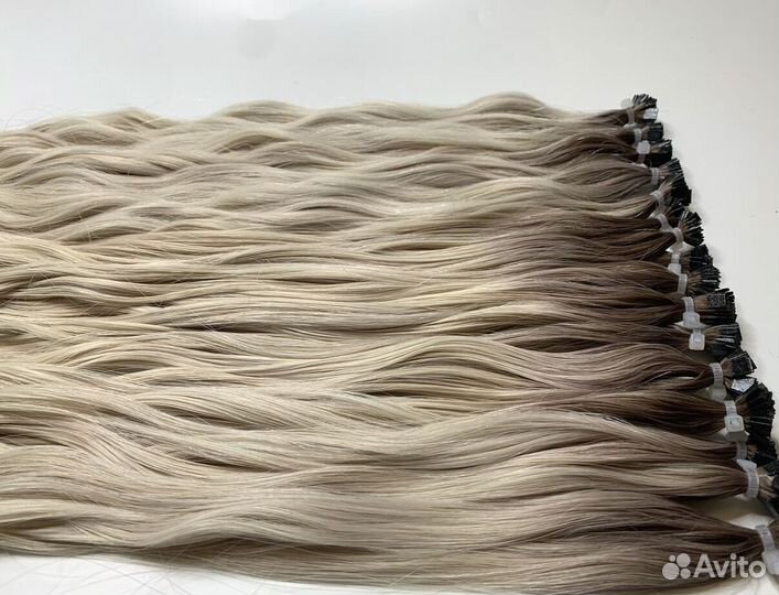 Славянские волосы для наращивания, 40см, 100шт