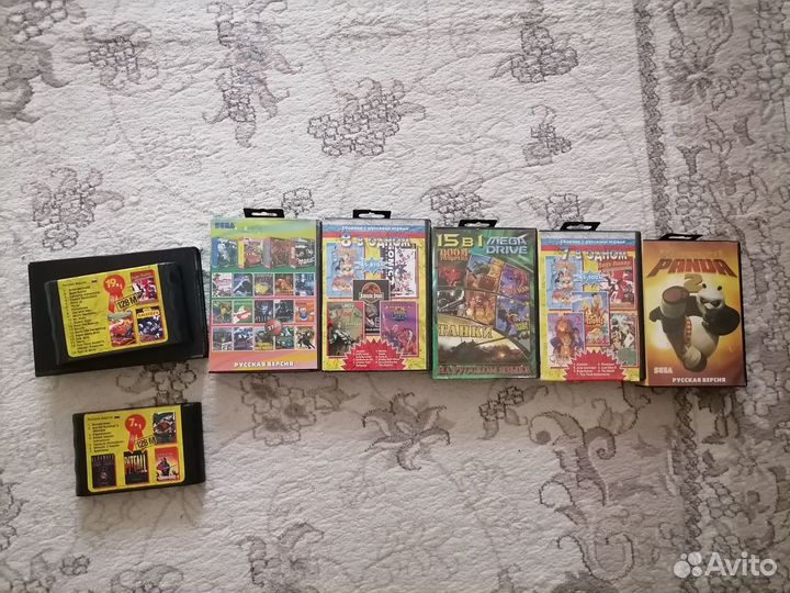 Картриджи для sega