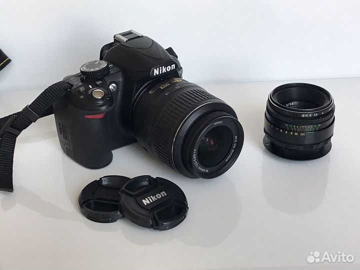 Nikon d3100 + 18-55 + портретник