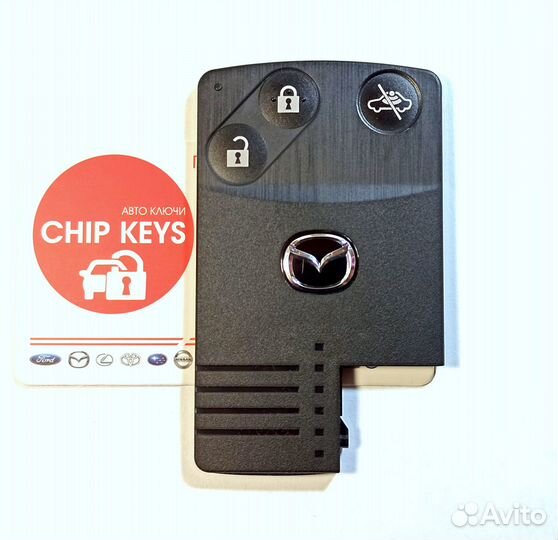 Ключ зажигания Мазда / Mazda CX 7, 433 Мгц. 3 кн