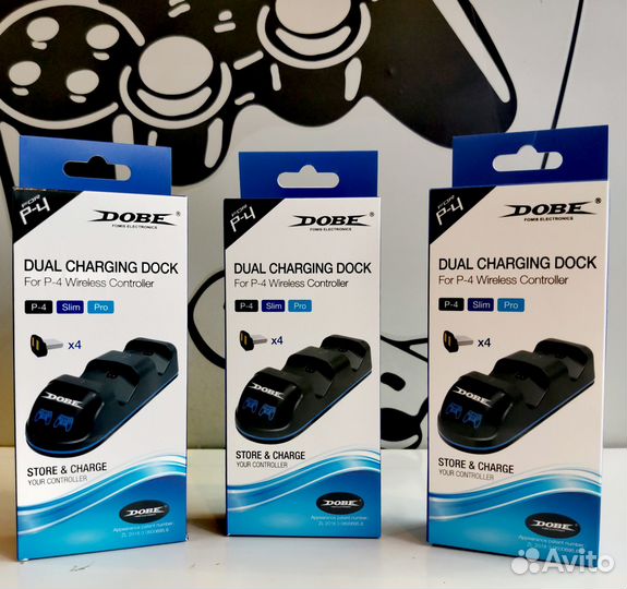 Зарядная станция ps4 док станция