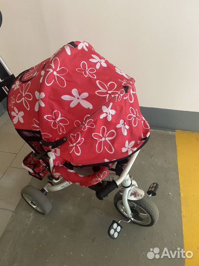 Детский велосипед с родительской ручкой