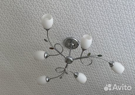 Люстра потолочная бу