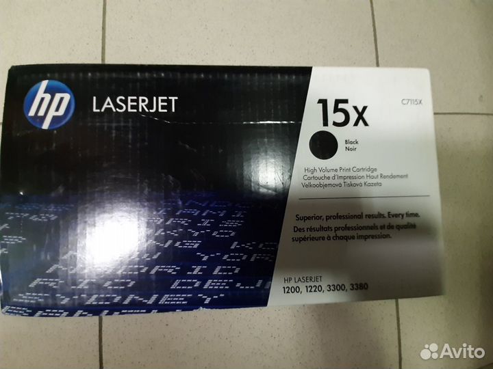 Оригинальные лазерные картриджи