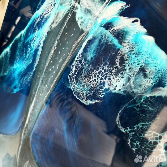 Картина эпоксидной смолой 