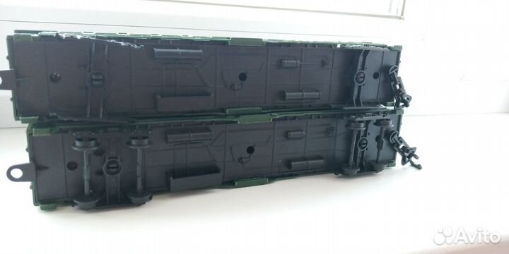 Набор железнодорожных поездов на запчасти