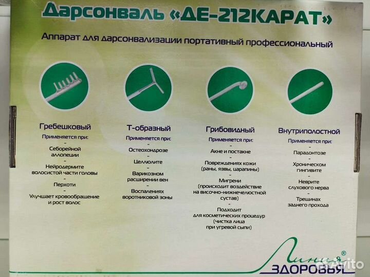 Аппарат дарсонваль