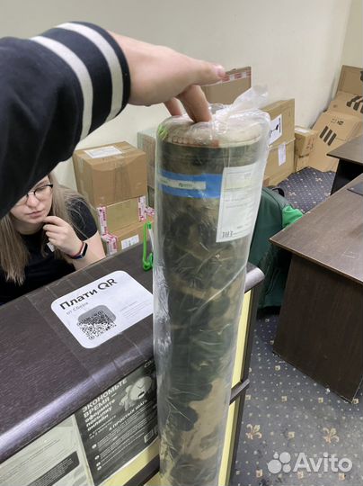 Плащевая ткань мох пиксель флора