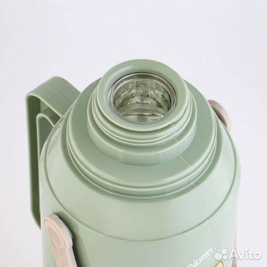 Термос со стеклянной колбой 2 л, сохраняет тепло 1