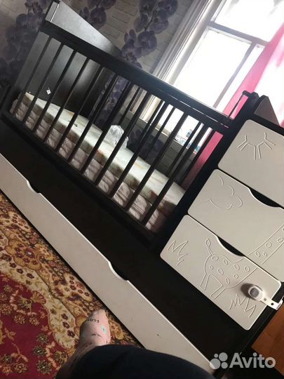 Детская кроватка трансформер