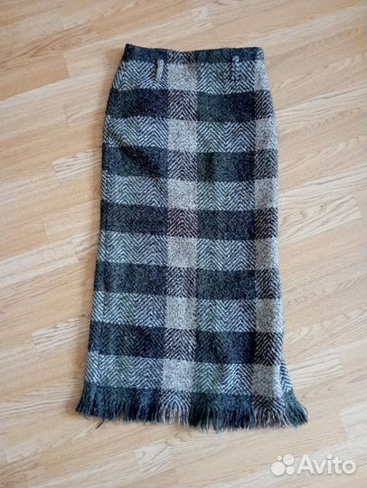 Длинная теплая юбка